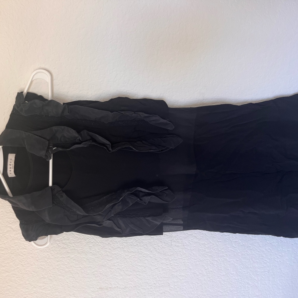 Sandro black dress